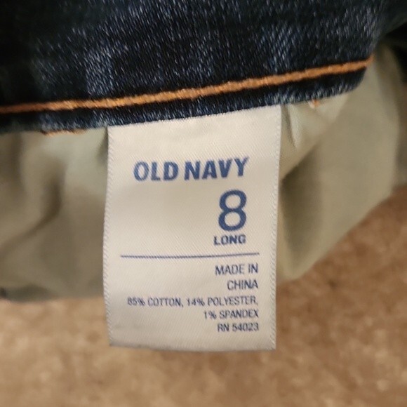 Old Navy Women's The Flirt Skinny Jeans Medium Wash Size 8 Long - Picture 5 of 5